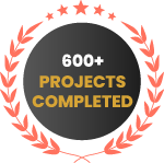 600+ Projects Completed